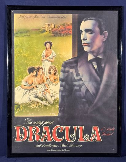 Blood for Dracula (1974).
Framed French movie...