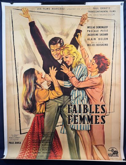 Weak Women (1959).
French movie poster.
158x118...