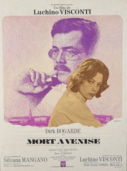 Death in Venice (1971).
Framed French movie...
