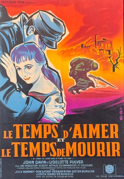 Le temps d'aimer et le temps de mourir (1957).
Framed...