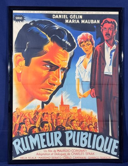Rumeur publique (1954).
Framed French movie...