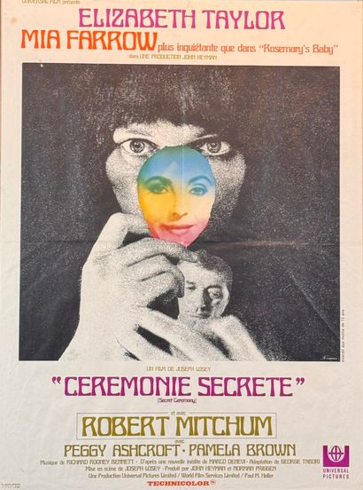Secret Ceremony (1969).
Framed French movie...