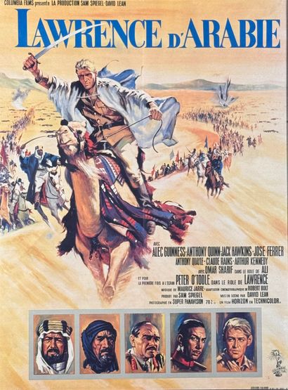 Lawrence of Arabia (1962).
Framed French...