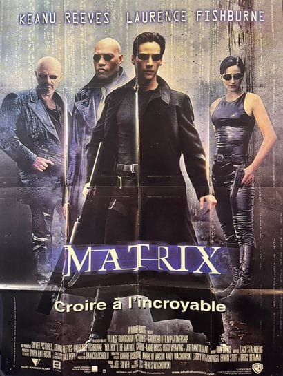 Matrix (1999).
French movie poster (157x115...