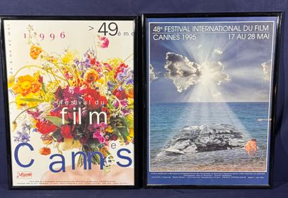 Set of 5 framed Cannes International Film...