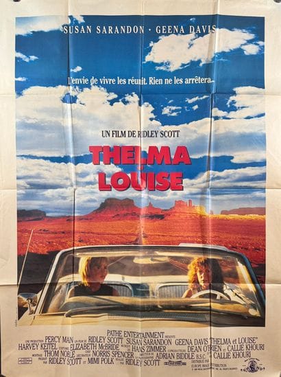 Thelma et Louise (1991).
French movie poster...