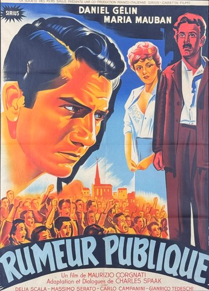 Rumeur publique (1954).
Framed French movie...