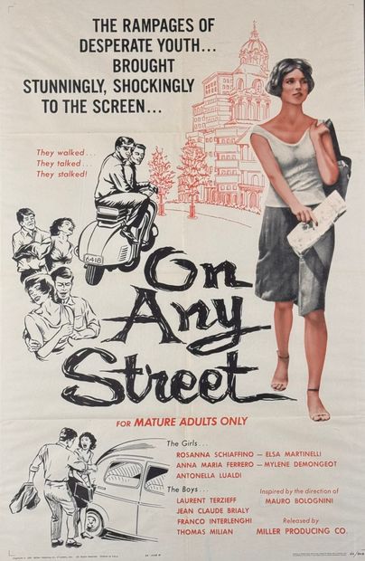 On Any Street (The Boys) (1959).
Framed American...
