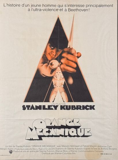 Orange Mécanique (1972).
Framed French movie...