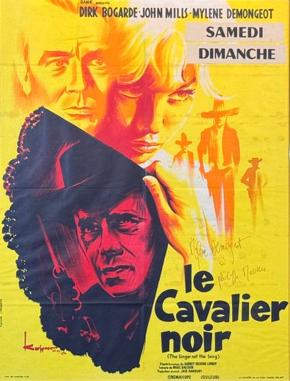 Le Cavalier noir (1945).
Framed French movie...