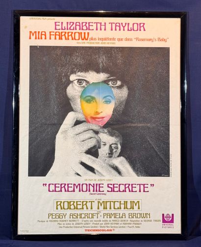 Secret Ceremony (1969).
Framed French movie...