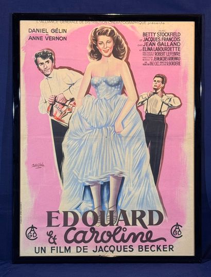 Edouard et Caroline (1950).
Framed French...