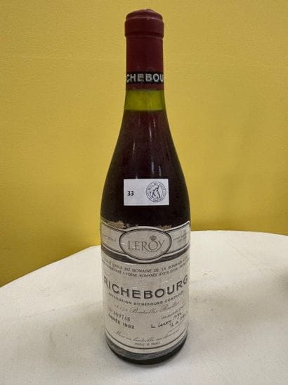 Burgundy
Richebourg
		Romané-Conti
	1982

Level:...