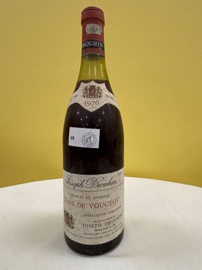Bourgogne 	
Beaune	
Clos de Vougeot	
Drouhin	
1976

Niveau...