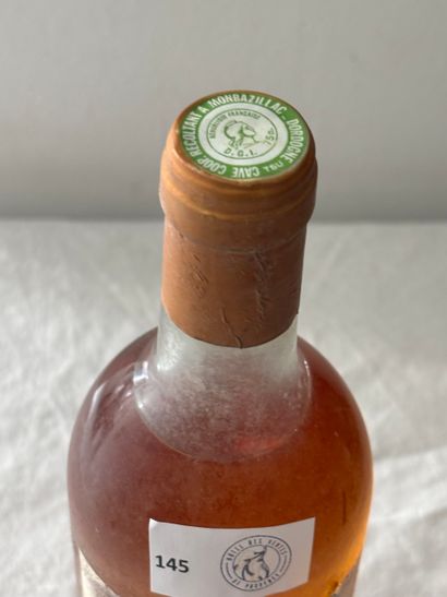 Bordeaux
Montbazillac
			1985

Level: slightly...
