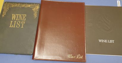 Two wine lists including restaurant La Nicoise...