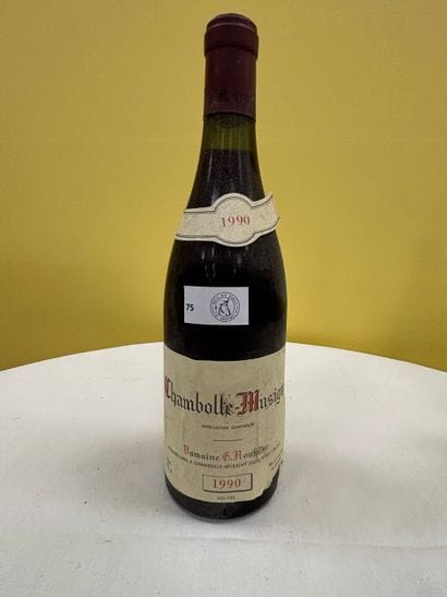Bourgogne 	
Chambolle-Musigny		
Domaine Roumier	
1990

Niveau...