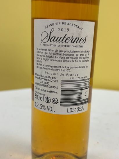 Bordeaux 
Blanc	
Sauternes
			2019

Niveau...