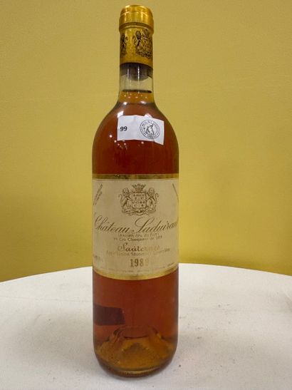 Bordeaux Blanc	
Sauternes		
Château Suduirant	
1989

Niveau...