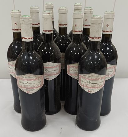 Batch of 11 Btls
Côtes de Provence
Les Domaniers
Red...