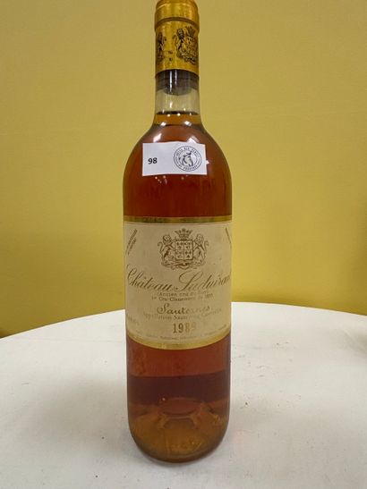 Bordeaux 
Blanc	
Sauternes		
Château Suduirant
	1989

Niveau...