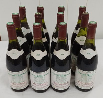 Batch of 12 Btls 
Burgundy
Chorey-les-Beaune
Red...