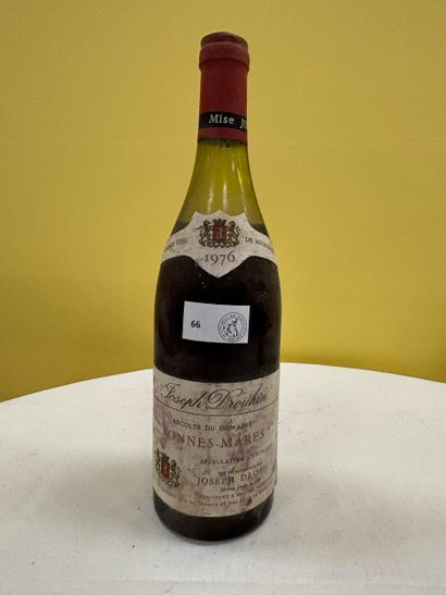 Bourgogne 	
Bonnes Mares 
		Drouhin	
1976

Niveau...