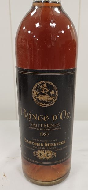 7 bottles Bordeaux Sauternes
Prince d'Or...