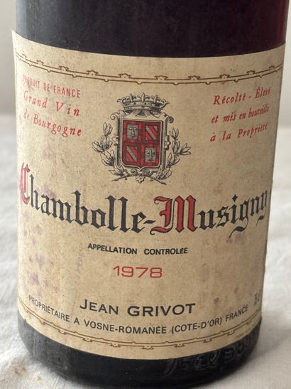 Burgundy
Chambolle-Musigny
		Grivot
1978

Level:...