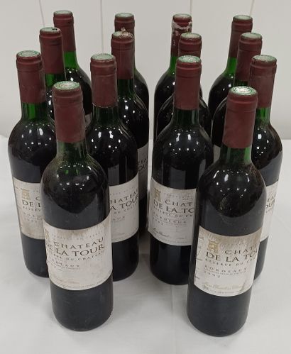 Batch of 14 Btls 
Bordeaux
Red wine
	Château...