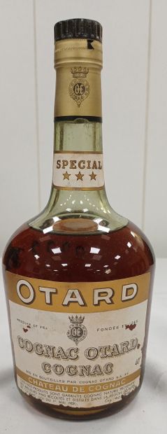 2 bottles 
Cognac Otard 