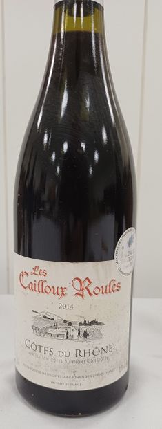 2 bottles Côtes du Rhône Les Cailloux Roulés...