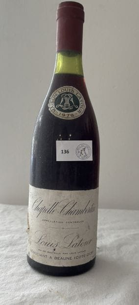 Burgundy
Chapelle Chambertin
Latour
1978

Level:...