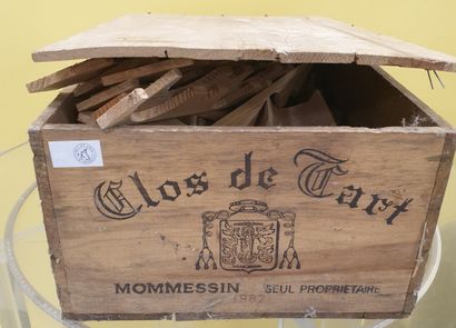 Empty wooden crate
Clos du Tart
Mommessin...