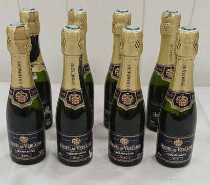 8 bottles Champagne Henri de Verlaine 