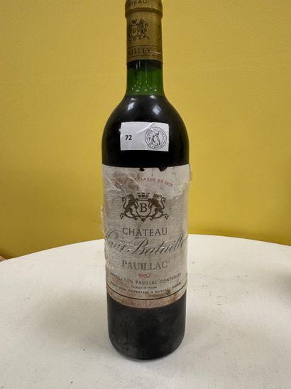 Bordeaux 
Rouge	
Pauillac	
Grand Cru classé
	Château...