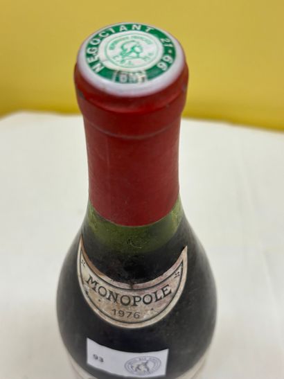 Bourgogne	
Romanée-Conti		
Louis Leroy
	1976

Niveau...