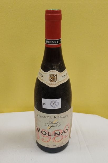 Burgundy
Volnay
	Grande Réserve
Lionel Dufour
	1989

Level:...