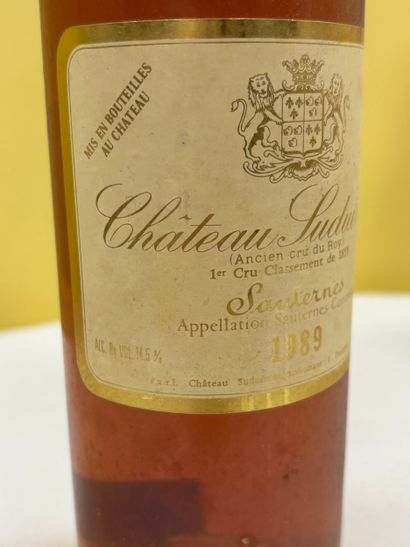Bordeaux 
Blanc	
Sauternes		
Château Suduirant
	1989

Niveau...