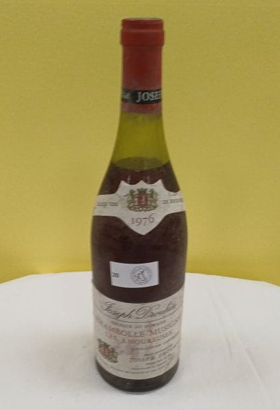 Burgundy
Chambolle-Musigny
	Les Amoureuses
	Drouhin
	1976

Level:...