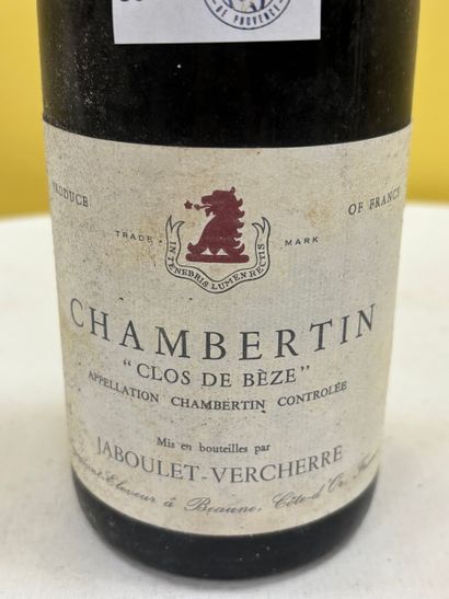 Bourgogne 
	Chambertin	
Clos de Bèze	
Jaboulet-Vercherre	
1983

Niveau...