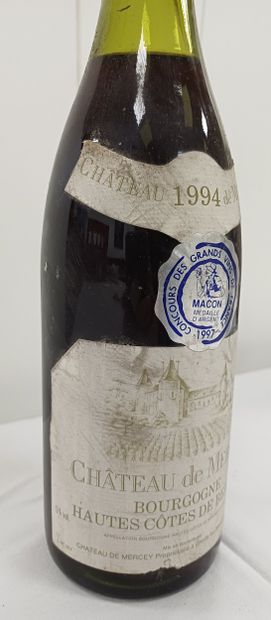 Batch of 7 Btls 
Burgundy
	Mercurey
Red wine
	Château...