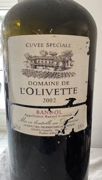 Bandol
Domaine de l'Olivette
18-liter Melchior...