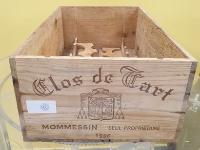 Empty wooden crate
Clos du Tart
Mommessin...