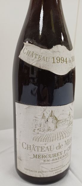 Batch of 5 Btls 
Burgundy
Mercurey
1er cru
Red...
