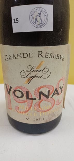 Burgundy
Volnay
	Grande Réserve
Lionel Dufour
	1989

Level:...