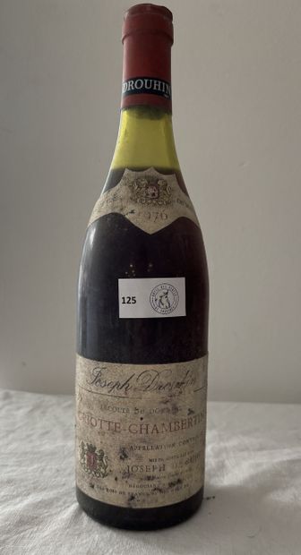 Burgundy
Morello cherry
Chambertin
Drouhin
1976

Level:...