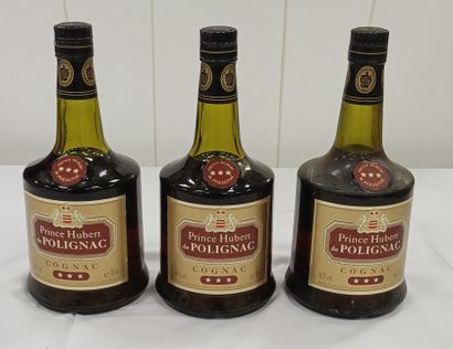 3 bottles 
	Cognac 