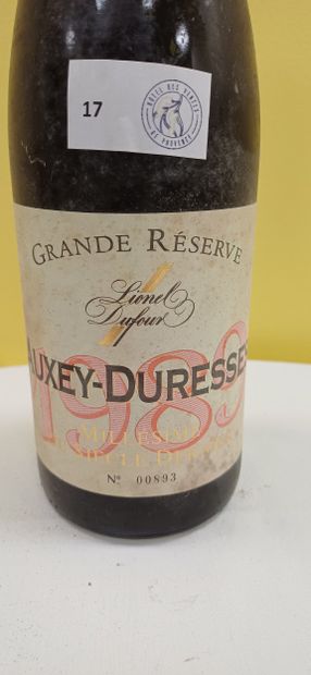 Burgundy
	Auxey-Duresses
Grande Réserve
Lionel...