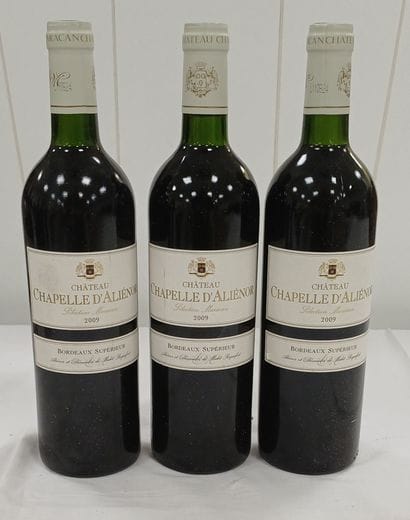 3 bottles Bordeaux Red Wine 